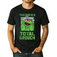 Sesame Street Father's Day Total Grouch Dad Men's Casual T-Shirt Black