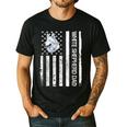 Shepherd Dad USA Flag White German Shepherd Men's Casual T-Shirt Black Shepherd Dad USA Flag White German Shepherd Men's Casual T-Shirt Black