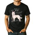 Siberian Husky Dog Anatomy Pet Mom Cute Dog Dad Men Women Kids Men's Casual T-Shirt Black