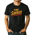 Sidekick Easy Halloween Matching Superhero Costume Dad Mom Men's Casual T-Shirt Black