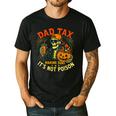 Skeleton Papa Halloween Dad Tax Making Sure Not Poison Men's Casual T-Shirt Black