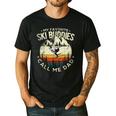 Skier Dad Ski Dad My Favorite Ski Buddies Call Me Dad Ski Men's Casual T-Shirt Black