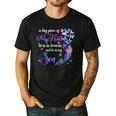 My Son Lives In Heaven Memorial Quotes Love Mom Dad Matching Men's Casual T-Shirt Black