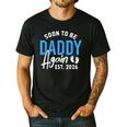 Soon To Be Daddy Again Est 2026 Dad Baby Announcement Men's Casual T-Shirt Black