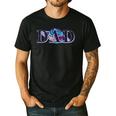 Space Dad Family Matching Mom Space Birthday Theme Party Men's Casual T-Shirt Black