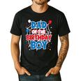 Spider Web Dad Of The Birthday Boy Men's Casual T-Shirt Black