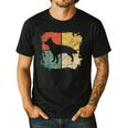 Square Retro German Shepherd Owner Dog Shepard Dad Mom Men's Casual T-Shirt Black Square Retro German Shepherd Owner Dog Shepard Dad Mom Men's Casual T-Shirt Black