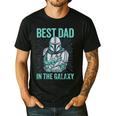 Star Wars The Mandalorian And Grogu Best Dad In The Galaxy Men's Casual T-Shirt Black
