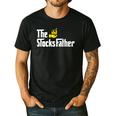 The Stocks Father Trader Dad Men's Casual T-Shirt Black