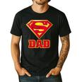 Superman Super Dad Men's Casual T-Shirt Black