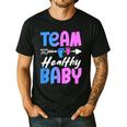 Team Healthy Baby Gender Reveal Pregnancy Mom Dad Men's Casual T-Shirt Black Team Healthy Baby Gender Reveal Pregnancy Mom Dad Men's Casual T-Shirt Black