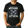 Tee Styley Mechanic Dad Novelty Small Men's Casual T-Shirt Black