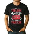 My Toolbox Costs More Than Your Car Mechanic Dad Rrepair Guy Men's Casual T-Shirt Black