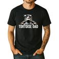 Tortoise Dad Tortoise With Sunglasses Vintage Tortoise Dad Men's Casual T-Shirt Black
