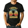 Trophy Husband For Cool Father Or Dad Men's Casual T-Shirt Black