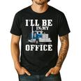 Truck Driver Art For Men Dad Women Trucking CDL Trucker Men's Casual T-Shirt Black