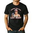Trump Tariffed Your Mom Last Night Saying Meme Dad Men Men's Casual T-Shirt Black