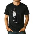 Tuxedo Cat Dad Cat Dad Tuxedo Cat Dad Men's Casual T-Shirt Black Tuxedo Cat Dad Cat Dad Tuxedo Cat Dad Men's Casual T-Shirt Black