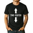 Two Seater Shirt For Men 2 Seater Dad Men's Casual T-Shirt Black
