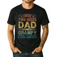 I Have Two Titles Dad And Grampy Tshirt Fathers Day Men's Casual T-Shirt Black