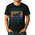 Vintage Doodle Dad Aussie Doodle & Goldendoodle Men's Casual T-Shirt Black