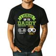 Vintage Leveling Up To Daddy 2026 Soon To Be Dad 2026 Men's Casual T-Shirt Black