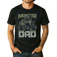 Vintage Monster Truck Lover DAD Family Matching Birthday Men's Casual T-Shirt Black