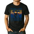 Vintage Pitbull Dad Like A Regular Dad But Cooler Men's Casual T-Shirt Black