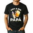 Voy Hacer Papa Ser Papa Voy A Ser Papa Dad To Be In Spanish Men's Casual T-Shirt Black