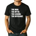 Wedding Officiant Art For Men Dad Ordained Minister Men's Casual T-Shirt Black Wedding Officiant Art For Men Dad Ordained Minister Men's Casual T-Shirt Black