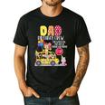 The Wheels On The Bus Dad Birthday Crew Party Toddler Kids Men's Casual T-Shirt Black
