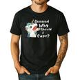 And Why Should I Care Sarcastic Unicorn Dad Mom Men's Casual T-Shirt Black