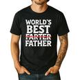 World's Best Father Farter Dad Daddy Papa Joke Men's Casual T-Shirt Black