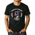 World's Coolest Dog Dad Papa Men Pitbull Men's Casual T-Shirt Black