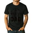 Wrestler Daddy Wrestling Dad Men's Casual T-Shirt Black