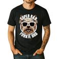 Yorkie Dad Father’s Day Yorkshire Terrier Dog Dad Men's Casual T-Shirt Black