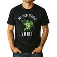 Youth Boy My Lucky Fishing-Shirt Bass Fish Dad Men's Casual T-Shirt Black Youth Boy My Lucky Fishing-Shirt Bass Fish Dad Men's Casual T-Shirt Black