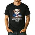 Zero Shihts Given Shih Tzu Dad Shih Tzu Mom Shih Tzu Men's Casual T-Shirt Black