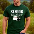 2026 Senior Bowling Dad Bowling Team Parent Helper Men's Casual T-Shirt Forest