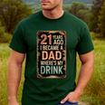 21st Birthday For Dad 21 Year Old Child Son Daughter Men's Casual T-Shirt Forest