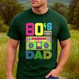 80s Dad 1980s Fashion Eighties Theme Outfit Fathers Day 80's Men's Casual T-Shirt Forest