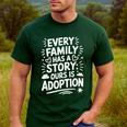 Adoptive Mom Adoption Dad And Adoption Day Foster Care Men's Casual T-Shirt Forest Adoptive Mom Adoption Dad And Adoption Day Foster Care Men's Casual T-Shirt Forest