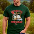 American Dad Who Wants Some Potato Salad Roger Cartoon Men's Casual T-Shirt Forest