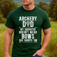 Archery Dad Dad Of An Archer Father Men's Casual T-Shirt Forest