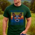 Australian Cattle Dog Blue Heeler Dad Men's Casual T-Shirt Forest