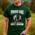 Autism Awareness For Proud Dad Support Autistic Kids Men's Casual T-Shirt Forest