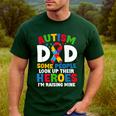 Autism Dad Puzzle Ribbon Proud Son Hero Autism Awareness Men's Casual T-Shirt Forest Autism Dad Puzzle Ribbon Proud Son Hero Autism Awareness Men's Casual T-Shirt Forest