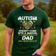 Autism Doesnt Come With Manual Dad Puzzle Awareness Men Men's Casual T-Shirt Forest