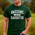 Awesome Like My Daughter Father's Day Dad Daddy Men's Casual T-Shirt Forest Awesome Like My Daughter Father's Day Dad Daddy Men's Casual T-Shirt Forest
