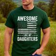Awesome Like My Daughters Men Fathers Day Dad Men's Casual T-Shirt Forest